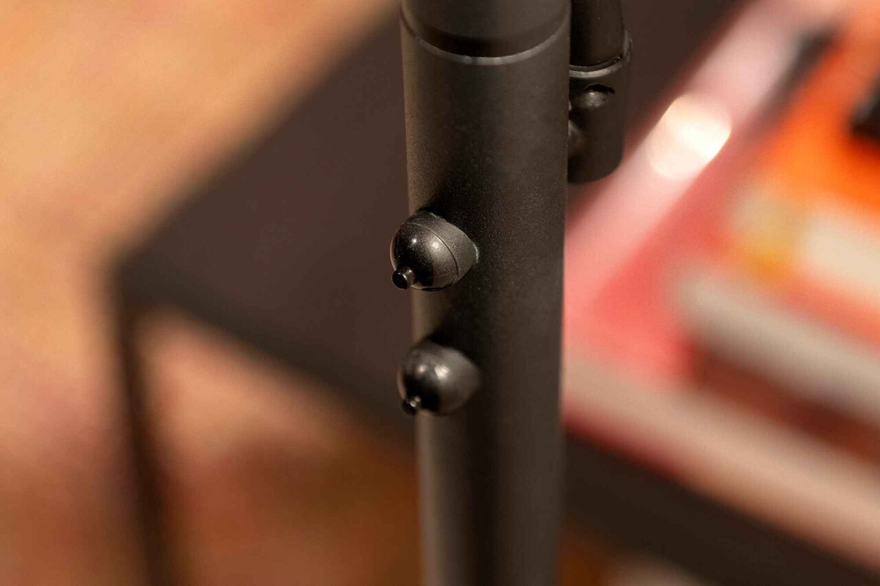 Artdelight Vloerlamp Riva 2 lichts H 180 cm zwart Artdelight Vloerlamp Riva 2 lichts H 180 cm zwart