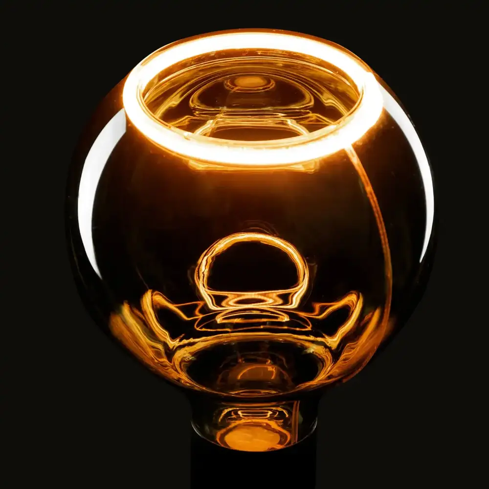 Segula Lamp Floating LED G125 6W 220LM 1900K Dimbaar Smoke