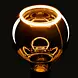 Segula Lamp Floating LED G125 6W 220LM 1900K Dimbaar Smoke Segula Lamp Floating LED G125 6W 220LM 1900K Dimbaar Smoke