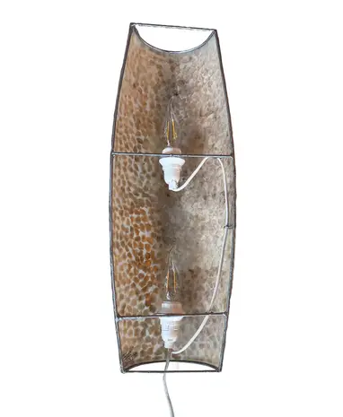 VillaFlor Wandlamp Wangi gold Apollo H 55 cm beige