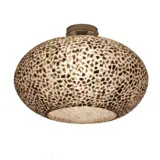 VillaFlor Plafondlamp Wangi gold Ufo Ø 40 cm beige