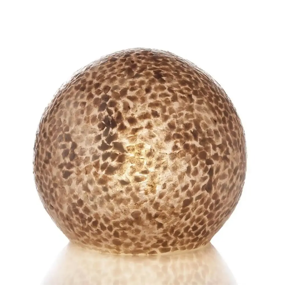 VillaFlor Tafellamp Wangi gold Bol Ø 40 cm beige VillaFlor Tafellamp Wangi gold Bol Ø 40 cm beige