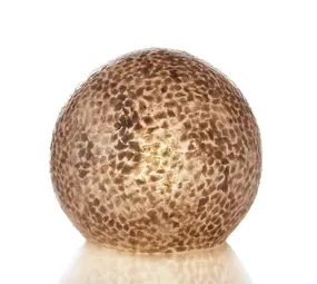 VillaFlor Tafellamp Wangi gold Bol Ø 40 cm beige VillaFlor Tafellamp Wangi gold Bol Ø 40 cm beige