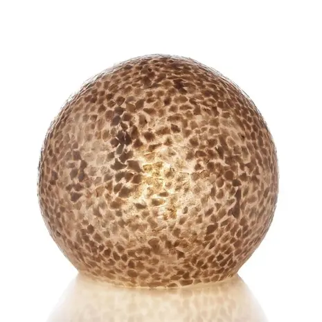 VillaFlor Tafellamp Wangi gold Bol Ø 40 cm beige VillaFlor Tafellamp Wangi gold Bol Ø 40 cm beige