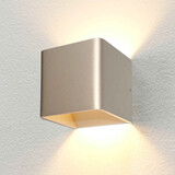 Artdelight Wandlamp Fulda 10x10 cm champagne