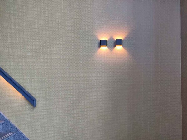 Artdelight Wandlamp Fulda 10x10 cm koper zwart Artdelight Wandlamp Fulda 10x10 cm koper zwart