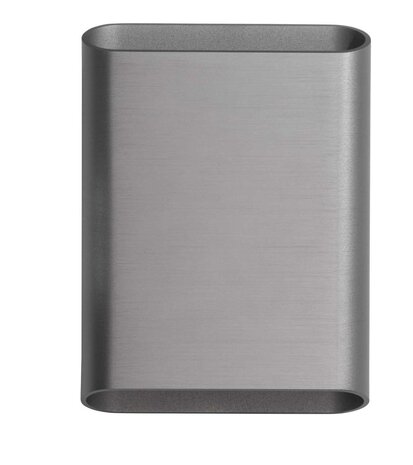 Artdelight Wandlamp Diaz Large H 20 cm gun metal Artdelight Wandlamp Diaz Large H 20 cm gun metal