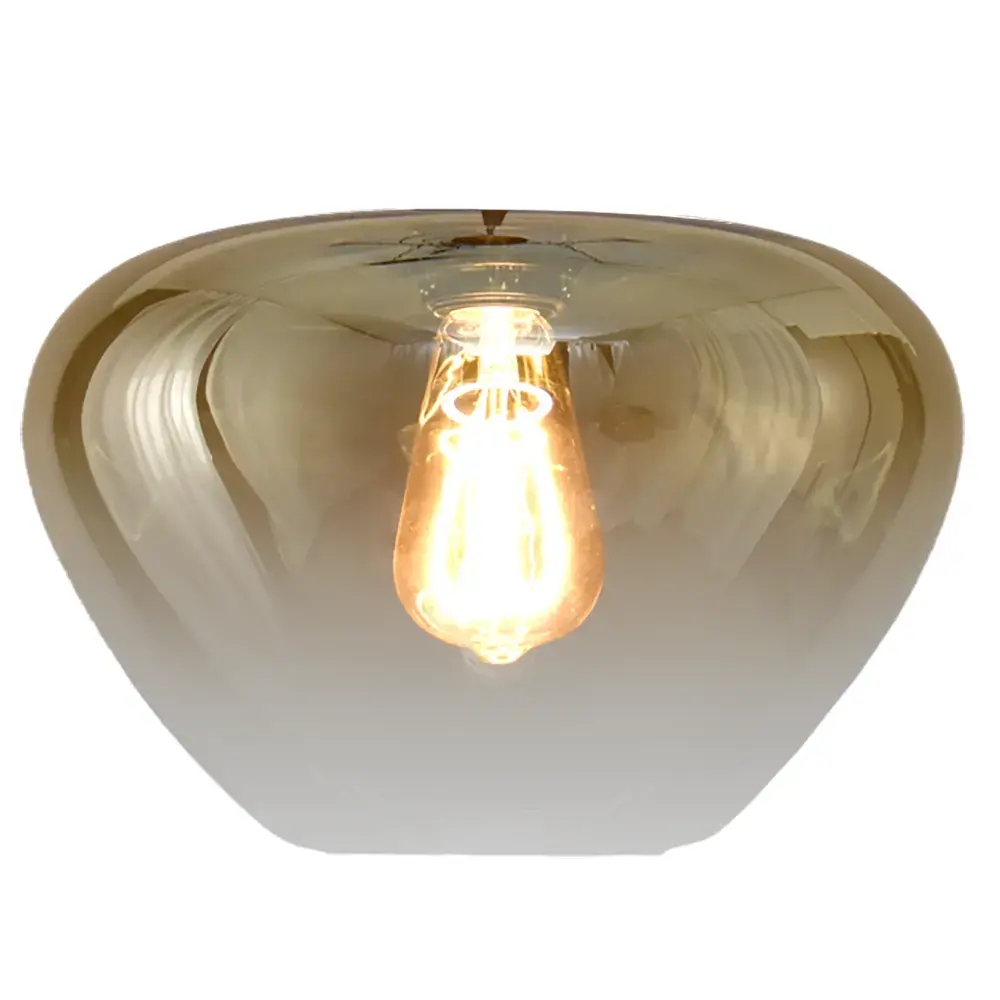 Masterlight Hanglamp Genua 2+1 lichts Ø 35 cm amber cacao Masterlight Hanglamp Genua 2+1 lichts Ø 35 cm amber cacao