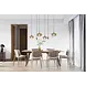 Masterlight Hanglamp Genua 6 lichts L 130 cm amber cacao Masterlight Hanglamp Genua 6 lichts L 130 cm amber cacao
