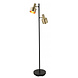 Artdelight Vloerlamp Twinkle 2 lichts H 150 cm zwart goud Artdelight Vloerlamp Twinkle 2 lichts H 150 cm zwart goud