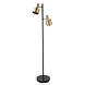 Artdelight Vloerlamp Twinkle 2 lichts H 150 cm zwart goud Artdelight Vloerlamp Twinkle 2 lichts H 150 cm zwart goud