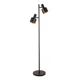 Artdelight Vloerlamp Twinkle 2 lichts H 150 cm zwart