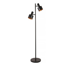 Artdelight Vloerlamp Twinkle 2 lichts H 150 cm zwart