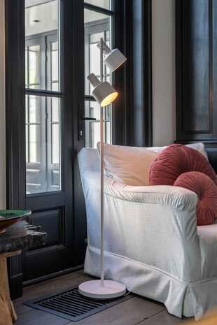Artdelight Vloerlamp Twinkle 2 lichts H 150 cm wit