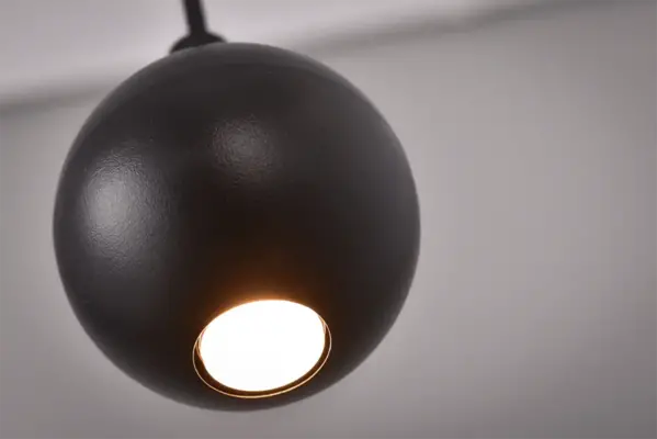 Masterlight Hanglamp Talana 5 lichts Ø 35 cm zwart