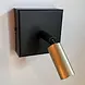 Masterlight Spot Tubo 1 lichts zwart mat goud Masterlight Spot Tubo 1 lichts zwart mat goud