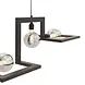 Ztahl Hanglamp Tortona L 150 cm zwart Ztahl Hanglamp Tortona L 150 cm zwart
