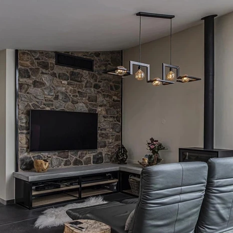 Ztahl Hanglamp Tortona L 150 cm zwart Ztahl Hanglamp Tortona L 150 cm zwart