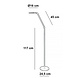Freelight Vloerlamp Dodici H 160 cm zwart Freelight Vloerlamp Dodici H 160 cm zwart