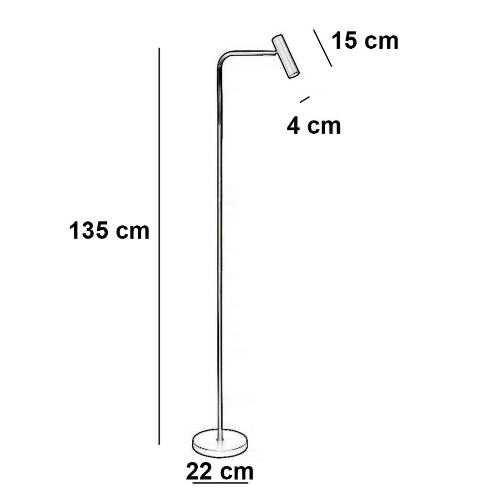 Freelight Vloerlamp Undici 1 lichts H 135 cm beige Freelight Vloerlamp Undici 1 lichts H 135 cm beige
