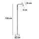 Freelight Vloerlamp Undici 1 lichts H 135 cm beige Freelight Vloerlamp Undici 1 lichts H 135 cm beige