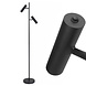 Freelight Vloerlamp Undici 2 lichts H 150 cm zwart Freelight Vloerlamp Undici 2 lichts H 150 cm zwart