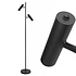 Vloerlamp Undici 2 lichts H 150 cm zwart