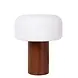 Lucide KENAN - Tafellamp - Ø 22 cm - 1xE14 - Donkere Houtlook