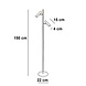 Freelight Vloerlamp Undici 2 lichts H 150 cm zwart Freelight Vloerlamp Undici 2 lichts H 150 cm zwart