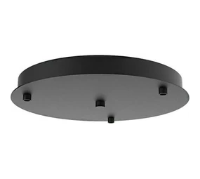 Ylumen Plafondplaat Ø 30 cm met 3 gaten zwart Ylumen Plafondplaat Ø 30 cm met 3 gaten zwart