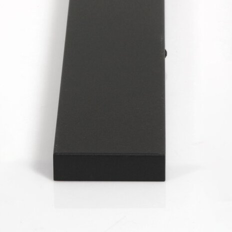 Ylumen Plafondplaat 140 x 9 cm zonder gaten zwart