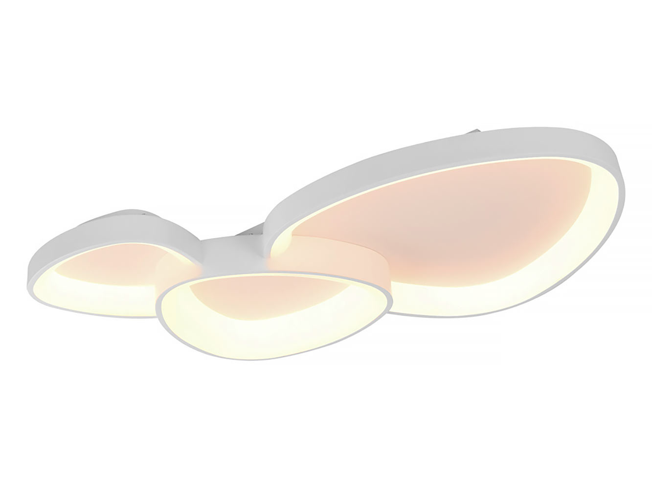 Freelight Plafondlamp Organico L 90 cm wit