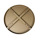 Ylumen Plafondplaat Ø 35 cm zonder gaten beige Ylumen Plafondplaat Ø 35 cm zonder gaten beige