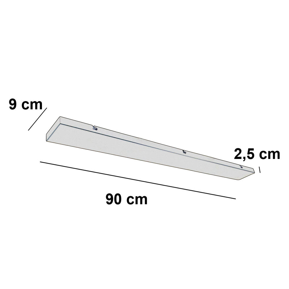 Ylumen Plafondplaat 90 x 9 cm zonder gaten beige