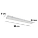Ylumen Plafondplaat 90 x 9 cm zonder gaten beige Ylumen Plafondplaat 90 x 9 cm zonder gaten beige