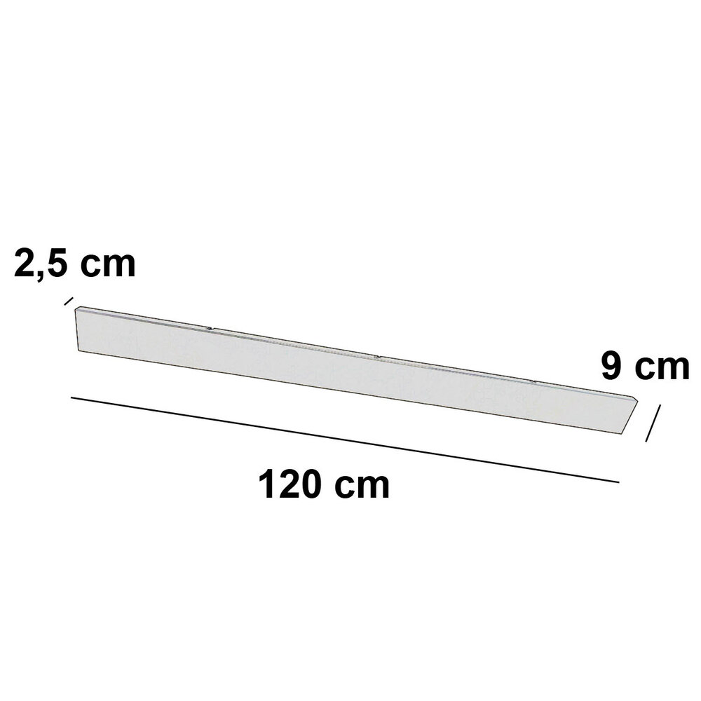 Ylumen Plafondplaat 120 x 9 cm zonder gaten beige