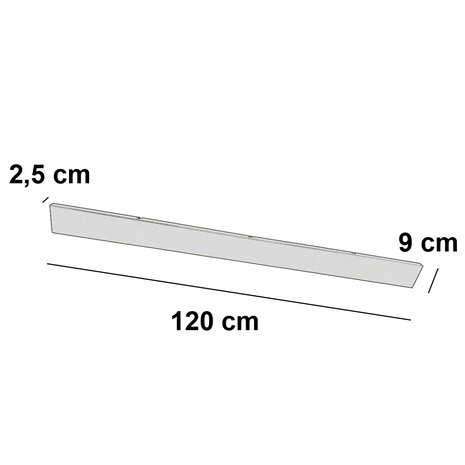 Ylumen Plafondplaat 120 x 9 cm zonder gaten beige