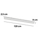 Ylumen Plafondplaat 120 x 9 cm zonder gaten beige Ylumen Plafondplaat 120 x 9 cm zonder gaten beige
