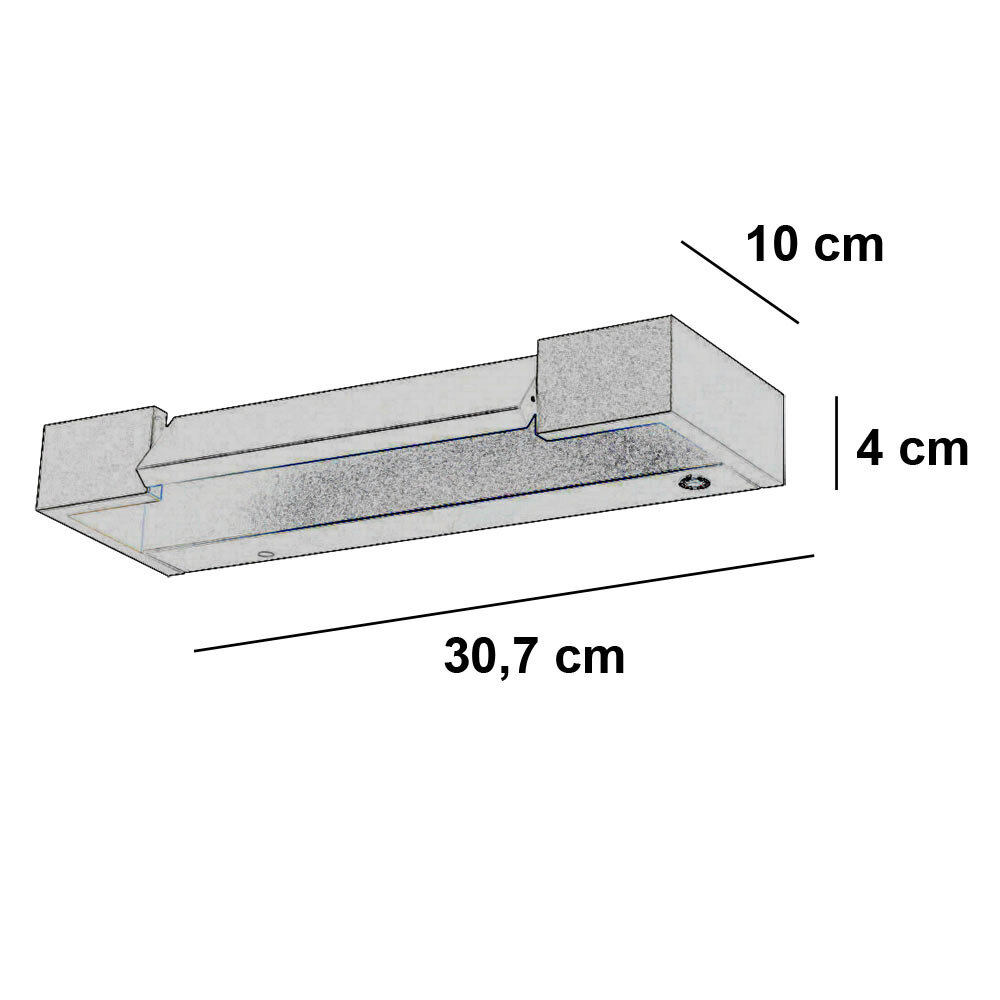 Freelight Wandlamp Parete L 31 cm zwart Freelight Wandlamp Parete L 31 cm zwart