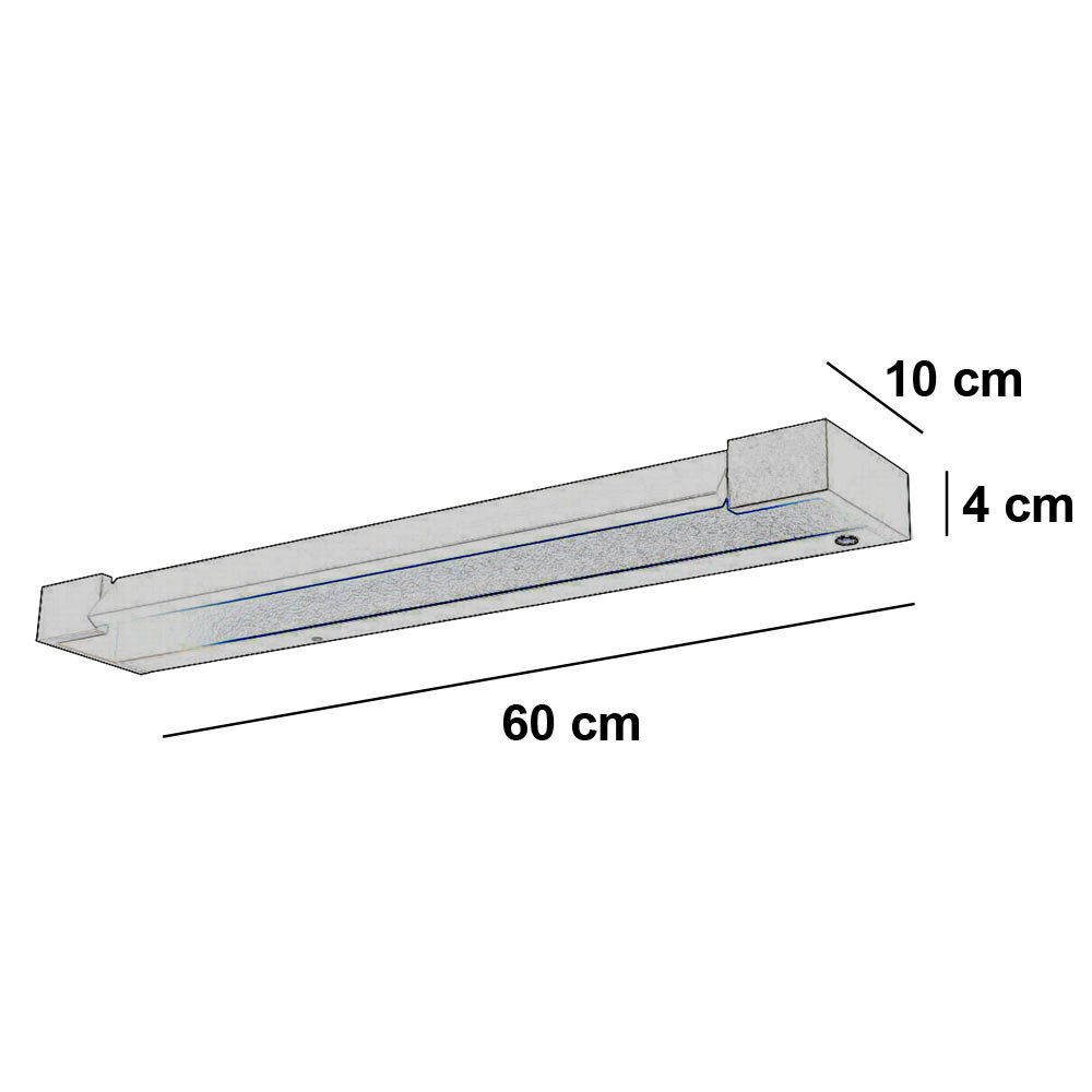 Freelight Wandlamp Parete L 60 cm zwart