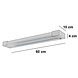 Freelight Wandlamp Parete L 60 cm zwart Freelight Wandlamp Parete L 60 cm zwart