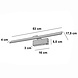 Freelight Wandlamp Dali L 53 cm zwart Freelight Wandlamp Dali L 53 cm zwart