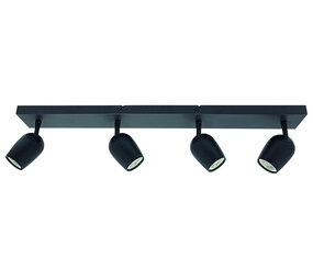 Freelight Spot Trova 4 lichts L 75 cm zwart Freelight Spot Trova 4 lichts L 75 cm zwart