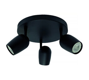 Freelight Spot Trova 3 lichts Ø 25 cm zwart Freelight Spot Trova 3 lichts Ø 25 cm zwart