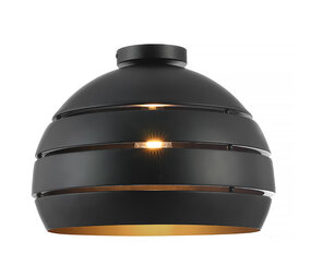 Freelight Plafondlamp Djarin Ø 40 cm zwart goud Freelight Plafondlamp Djarin Ø 40 cm zwart goud