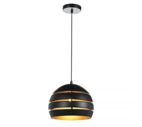 Freelight Hanglamp Djarin Ø 28 cm zwart goud Freelight Hanglamp Djarin Ø 28 cm zwart goud