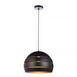 Freelight Hanglamp Djarin Ø 40 cm zwart goud