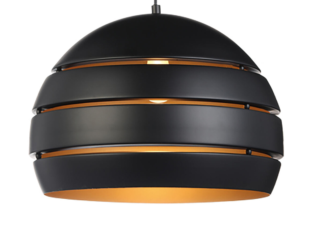 Freelight Hanglamp Djarin Ø 48 cm zwart goud Freelight Hanglamp Djarin Ø 48 cm zwart goud