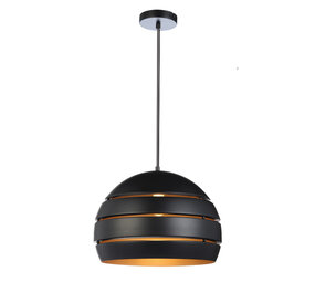 Freelight Hanglamp Djarin Ø 48 cm zwart goud Freelight Hanglamp Djarin Ø 48 cm zwart goud