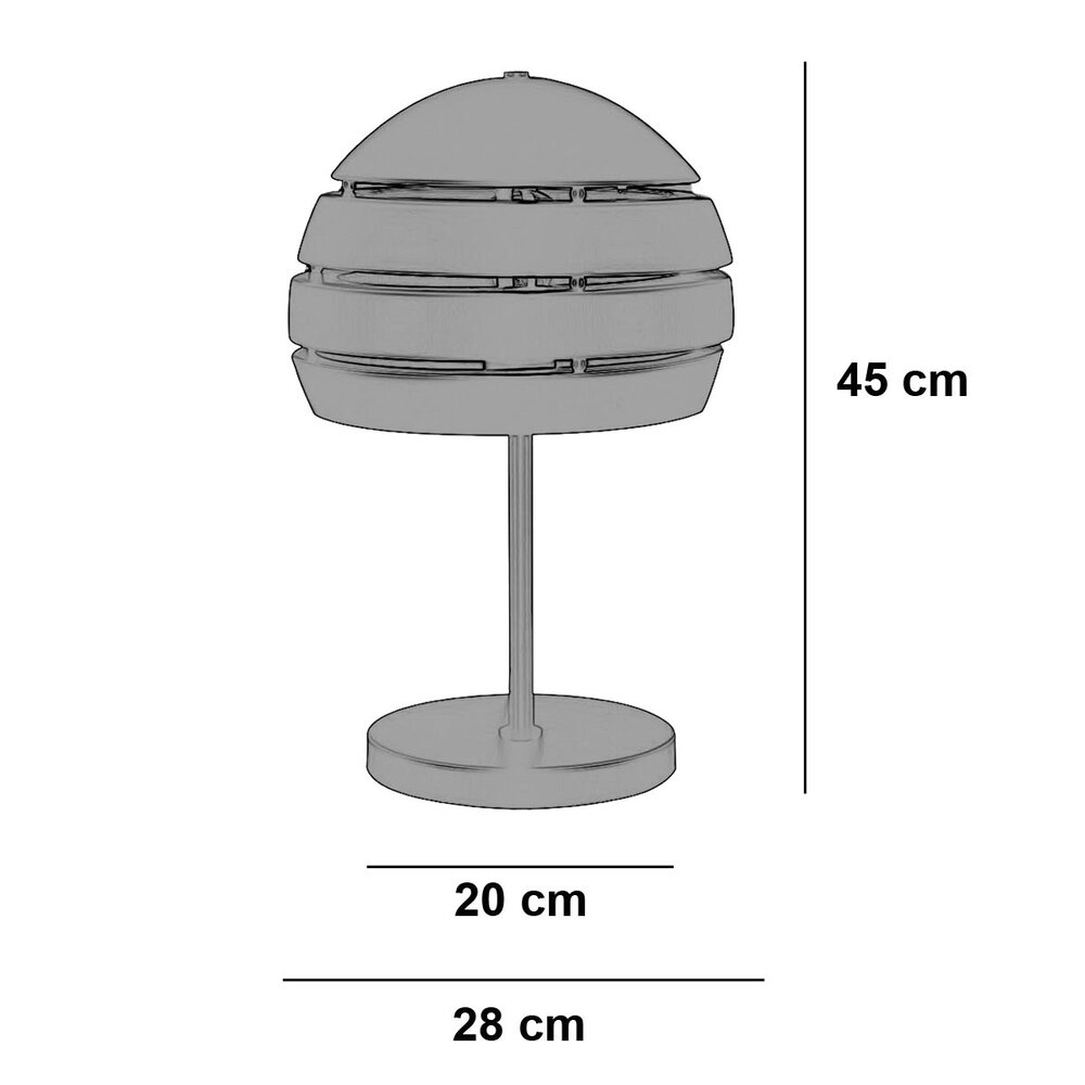 Freelight Tafellamp Djarin H 45 cm zwart goud Freelight Tafellamp Djarin H 45 cm zwart goud